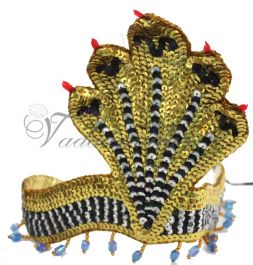 Snake Dance Costume Headwear head accessories Pambu Girls Indian Fancy ...