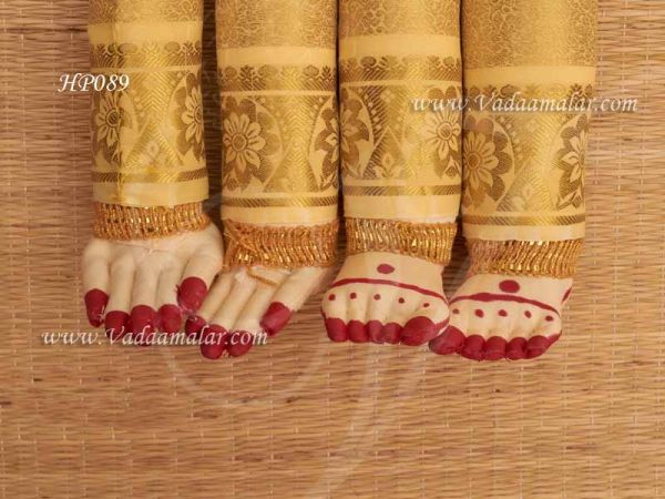 Zari Design Goddess VaraLakshmi Amma Hand and Legs for Decoration Buy Now 14