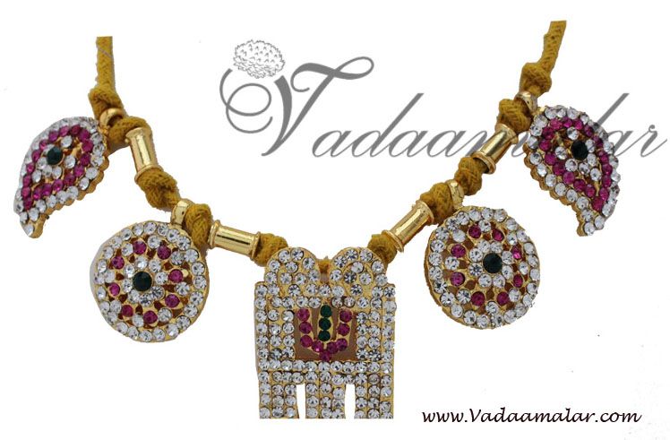 Mangal Sutra  Gold Polish Thali/ Deity Jewellery
